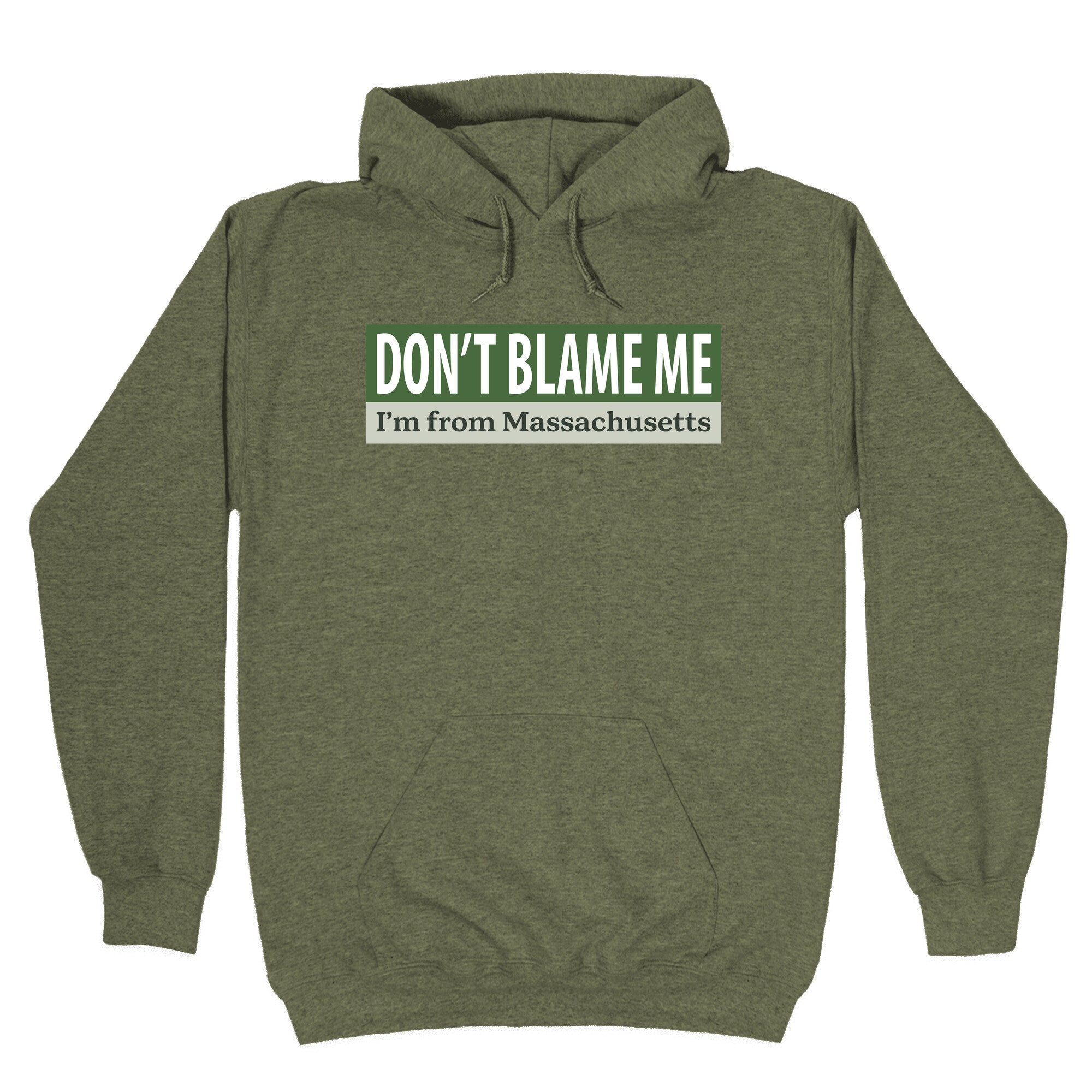 dont blame me im from massachusetts Hoodie